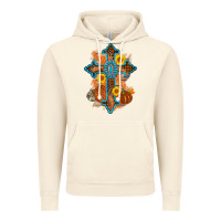 Vintage Artic thanksgiving cross pumpkin sunflower Vintage Hoodie - AdoDesignShop