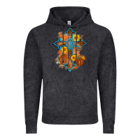 Vintage Black thanksgiving cross pumpkin sunflower Vintage Hoodie - AdoDesignShop