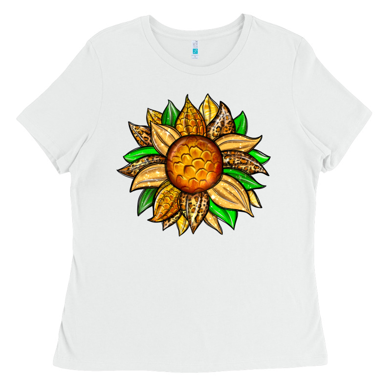 Pineapple Sunflower Ladies Tee by Zillion Design Studio | Teevron