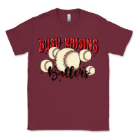 Burgundy busy raising ballers Classic Tee - MaliasSmallBusiness