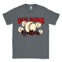 Charcoal Heather busy raising ballers Classic Tee - MaliasSmallBusiness