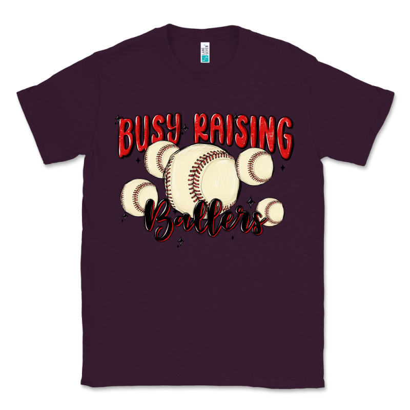 Busy Raising Ballers Classic Tee by MaliasSmallBusiness | Teevron