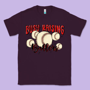 Busy Raising Ballers Classic Tee Designed By Maliassmallbusiness