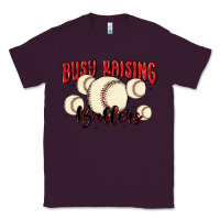 Plum busy raising ballers Classic Tee - MaliasSmallBusiness