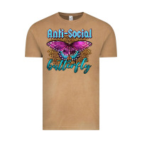 Vintage Camel Western Anti-Social Butterfly Vintage Tee - LillyAllenDesigns