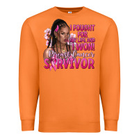Carrot i fought for my life and i won afro woman Premium Sweatshirt - NancyCooperArtShop