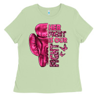 Matcha Her Fight Is Our Fight Cancer Ladies Tee - texasbilliewilder