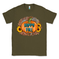 Army Green happy fall Classic Tee - AdoDesignShop