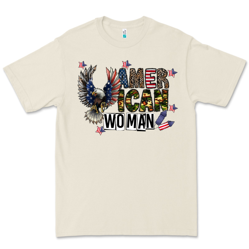 American Woman Premium Tee by CowhideDigitalArt | Teevron