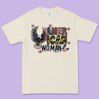 American Woman Premium Tee Designed By Cowhidedigitalart