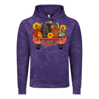 Cloud Purple thankful turkey truck Vintage Hoodie - AdoDesignShop