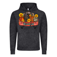 Vintage Black thankful turkey truck Vintage Hoodie - AdoDesignShop