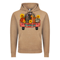 Vintage Coffee thankful turkey truck Vintage Hoodie - AdoDesignShop