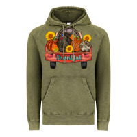 Vintage Olive thankful turkey truck Vintage Hoodie - AdoDesignShop