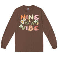 Chestnut nine is a vibe Long Sleeve Tee - MaliasSmallBusiness