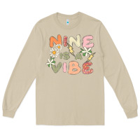 Mushroom nine is a vibe Long Sleeve Tee - MaliasSmallBusiness