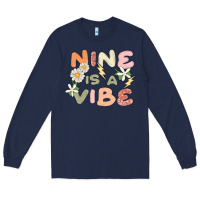 Navy nine is a vibe Long Sleeve Tee - MaliasSmallBusiness