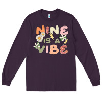 Plum nine is a vibe Long Sleeve Tee - MaliasSmallBusiness