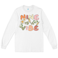 White nine is a vibe Long Sleeve Tee - MaliasSmallBusiness