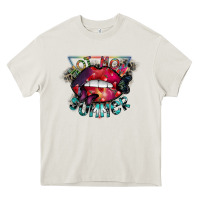 Cream hot mom summer Heavy Core Tee - SublimationCraftShop