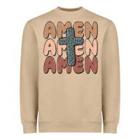 Mushroom amen Heavyweight Sweatshirt - MaliasSmallBusiness