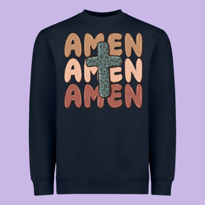 Amen Heavyweight Sweatshirt Designed By Maliassmallbusiness
