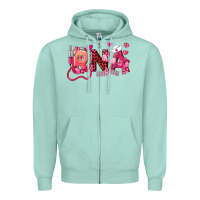 Seafoam rna breast cancer registered nurse assistant Zipper Hoodie - LillyAllenDesigns