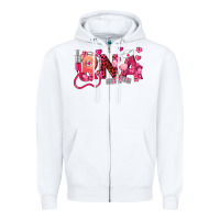White rna breast cancer registered nurse assistant Zipper Hoodie - LillyAllenDesigns