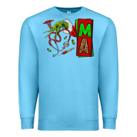 Ocean Blue Christmas Character Nurse Premium Sweatshirt - NancyCooperArtShop