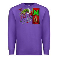 Purple Christmas Character Nurse Premium Sweatshirt - NancyCooperArtShop
