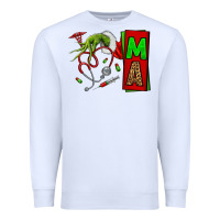 White Christmas Character Nurse Premium Sweatshirt - NancyCooperArtShop