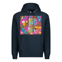Navy scrub life tumbler tbs Premium Hoodie - TumblerDesignByShophia