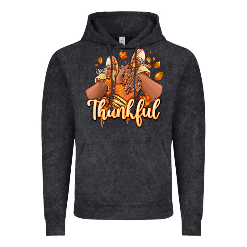 Thankful Black Girl Sneakers Vintage Hoodie by RanaPortraitStore | Teevron