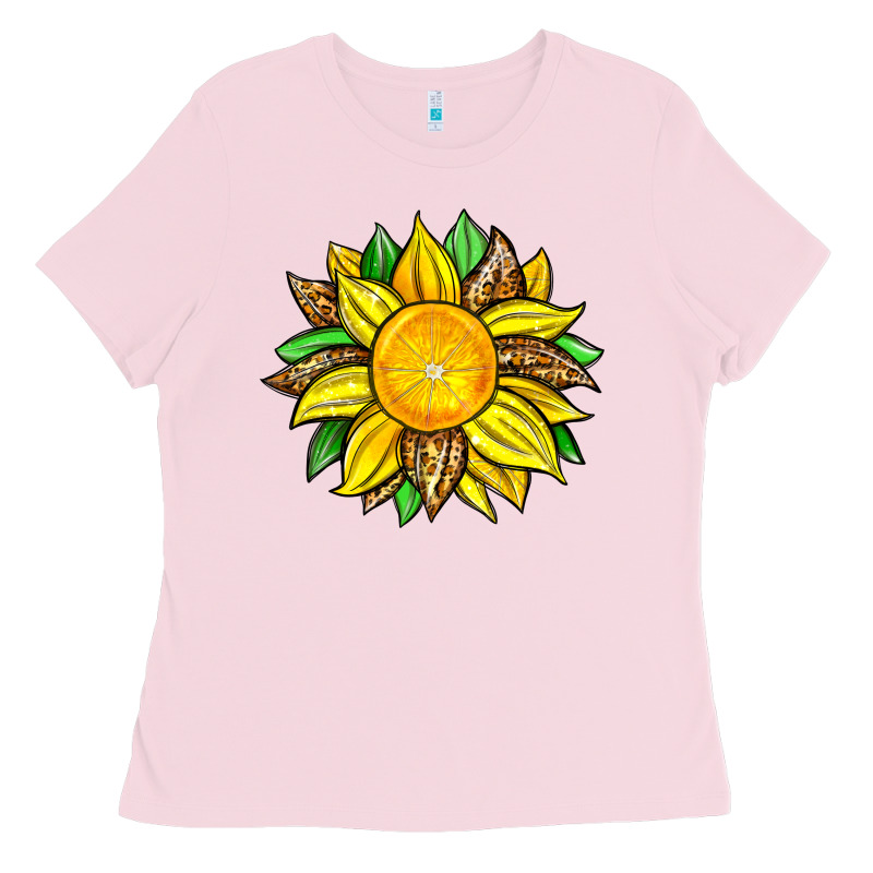 Lemon Sunflower Ladies Tee by Zillion Design Studio | Teevron