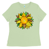 Matcha lemon sunflower Ladies Tee - Zillion Design Studio