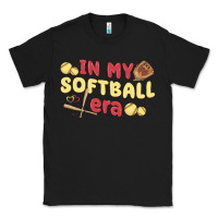 Black in my softball era Classic Tee - MaliasSmallBusiness