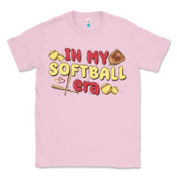 Bubblegum Pink in my softball era Classic Tee - MaliasSmallBusiness