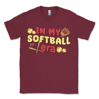 Burgundy in my softball era Classic Tee - MaliasSmallBusiness