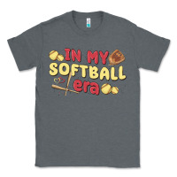 Charcoal Heather in my softball era Classic Tee - MaliasSmallBusiness