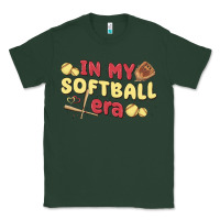 Sports Green in my softball era Classic Tee - MaliasSmallBusiness
