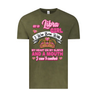 As A Libra Girl I Was Born With My Heart On My Sleeve And A Mouth Vintage Tee | Teevron