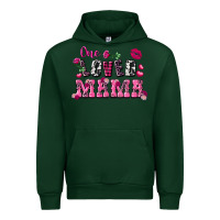 Forest Green One loved mama Valentine's Day Urban Hoodie - FaDigitalArtStudio