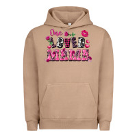 Pigment Burro One loved mama Valentine's Day Urban Hoodie - FaDigitalArtStudio