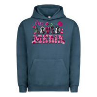 Pigment Midnight Navy One loved mama Valentine's Day Urban Hoodie - FaDigitalArtStudio