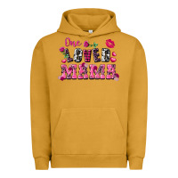 Pigment Peanut Butter One loved mama Valentine's Day Urban Hoodie - FaDigitalArtStudio