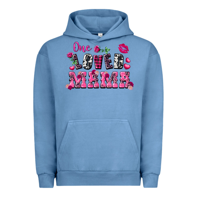 One Loved Mama Valentine's Day Urban Hoodie by FaDigitalArtStudio | Teevron