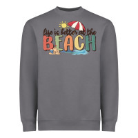 Storm life is better at the beach Heavyweight Sweatshirt - MaliasSmallBusiness