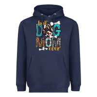Navy Best Dog Mom Ever Heavyweight Hoodie - texasbilliewilder