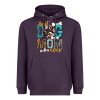 Plum Best Dog Mom Ever Heavyweight Hoodie - texasbilliewilder