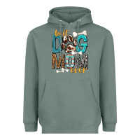 Sage Best Dog Mom Ever Heavyweight Hoodie - texasbilliewilder